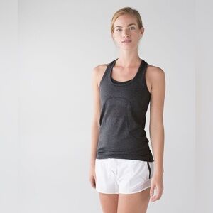 Lululemon Run: Swiftly Tech Racerback Heathered Cadet Blue/Gray